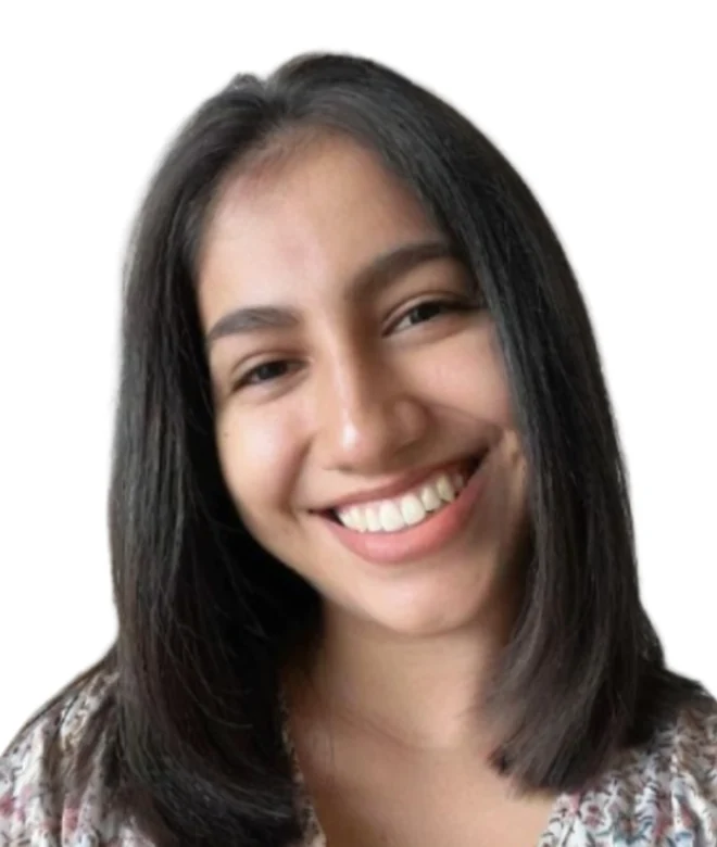 Retrato sonriente de María López